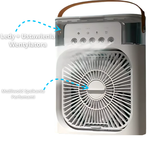 ChlodnaKraina™-Przenośny Klimatyzator 3w1 Led+Nawliżacz